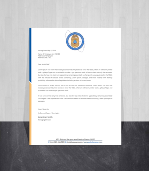 Letterhead Design by Creations Box 2015 for this project | Design: #26920522