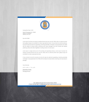 Letterhead Design by Creations Box 2015 for this project | Design: #26920524