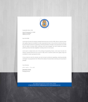 Letterhead Design by Creations Box 2015 for this project | Design: #26920531