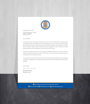 Letterhead Design by Creations Box 2015 for this project | Design: #26920532