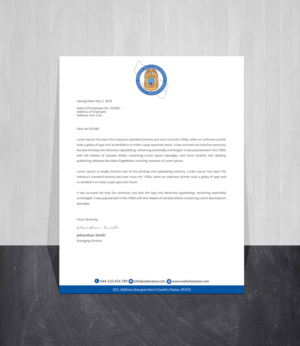 Letterhead Design by Creations Box 2015 for this project | Design: #26920533