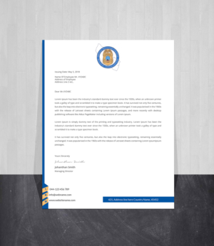 Letterhead Design by Creations Box 2015 for this project | Design: #26920535