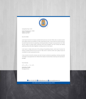 Letterhead Design by Creations Box 2015 for this project | Design: #26920540