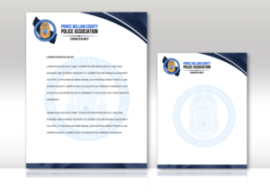 Prince William County Police Association | Diseño de Membrete por FigliaPerduta