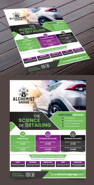 Flyer for Car Detailing Shop | Flyer-Design von Fat Bat Man