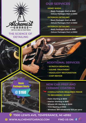 Flyer-Design von jaiprakash für alchemist garage detailing | Design #26943155
