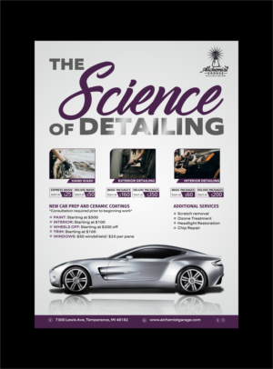 Flyer for Car Detailing Shop | Flyer Design by Fine Graphics House