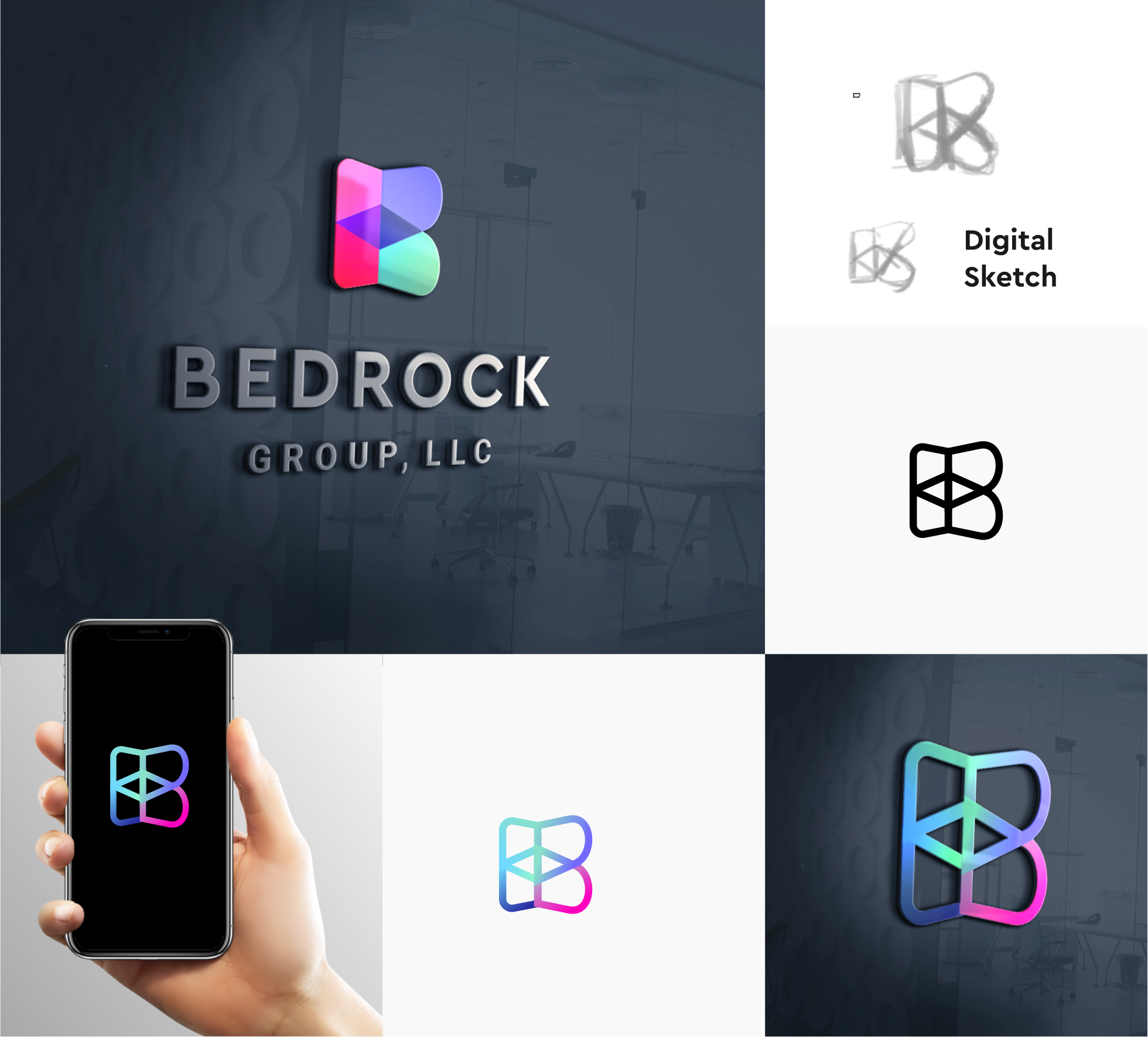 Diseño de Logo por Omee para Bedrock Group, LLC | Diseño #27062175