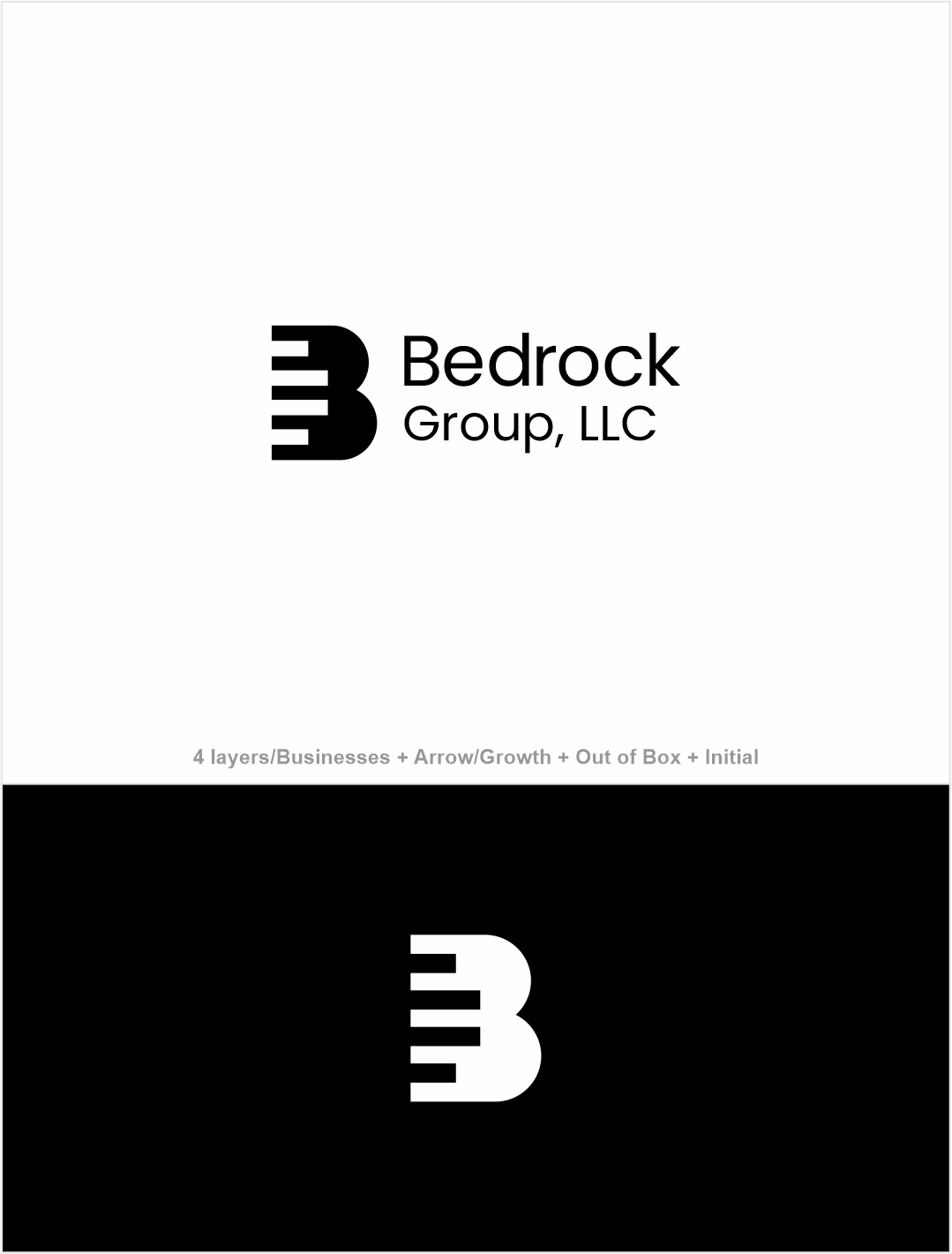 Diseño de Logo por Naavyd para Bedrock Group, LLC | Diseño #26934352