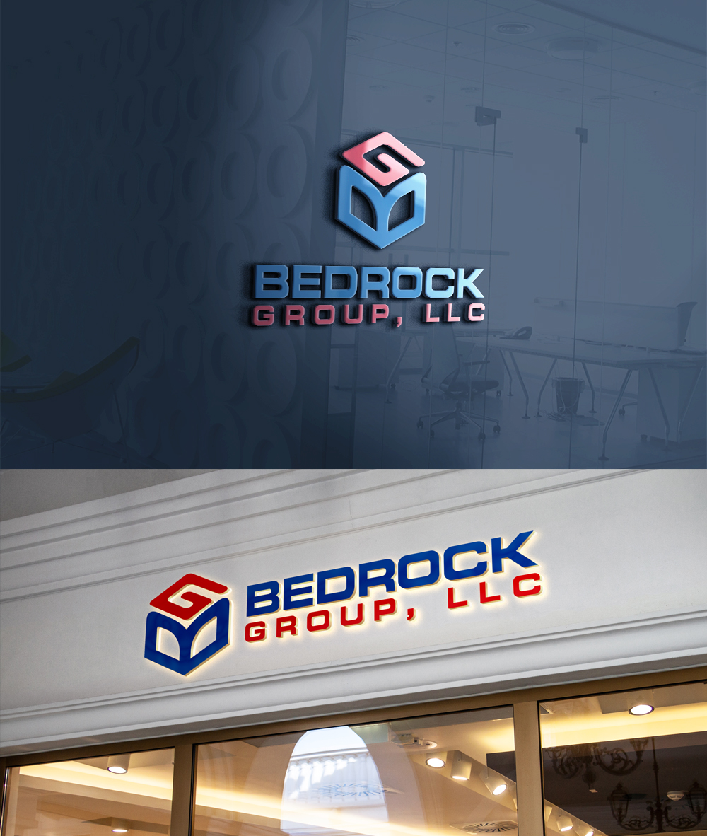 Diseño de Logo por AL-BARAKAH para Bedrock Group, LLC | Diseño #26918948