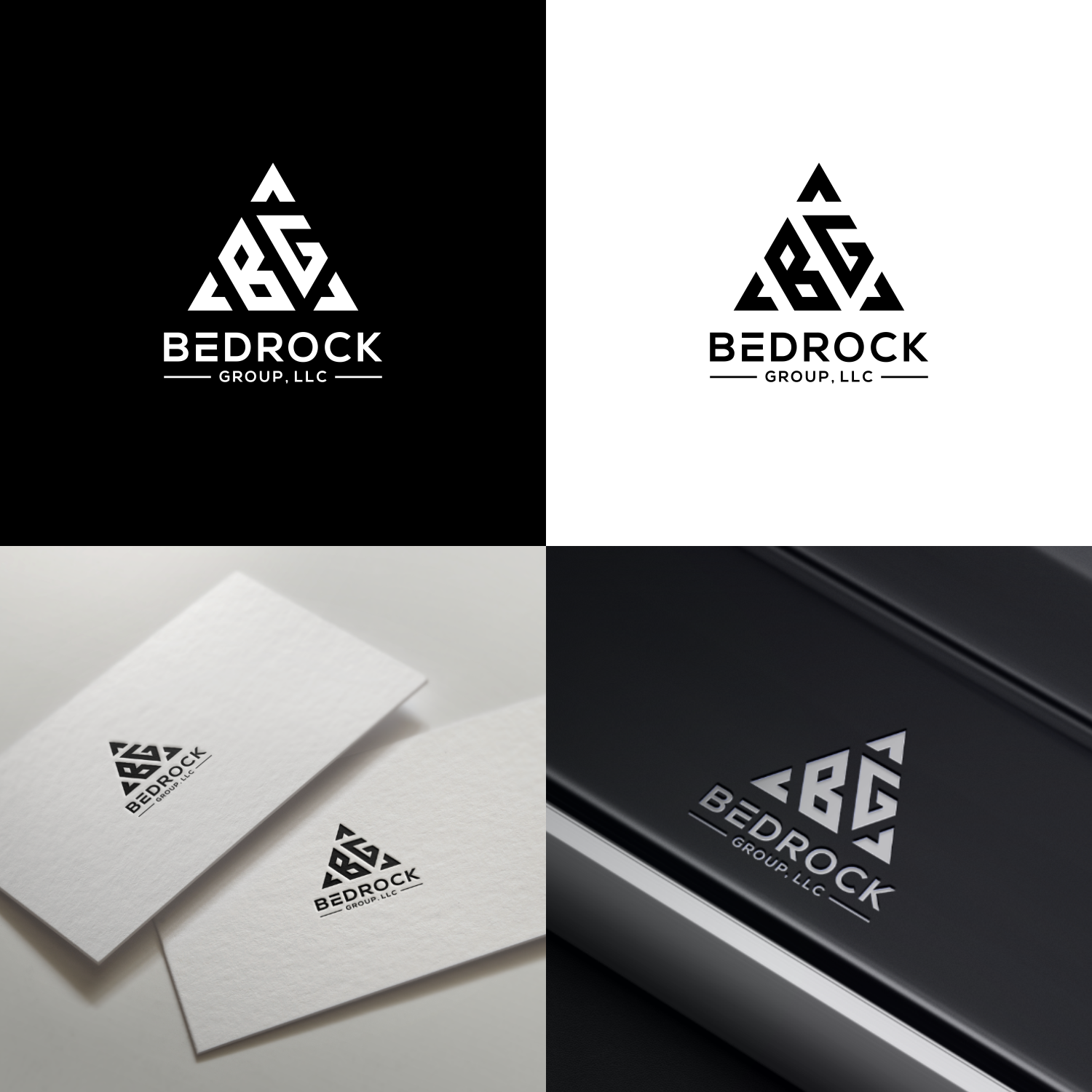 Diseño de Logo por galang1996 2 para Bedrock Group, LLC | Diseño #26918191