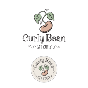 Curly Bean | Logo-Design von Samantha Ward Design