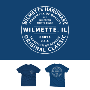 wilmette t shirt new shirt design | Design de T-shirt par duatitik.std
