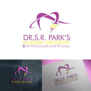Dr. S. R. Park's Modern Dentistry at Portsmouth and Princess | Diseño de Logo por UMBRA Designs