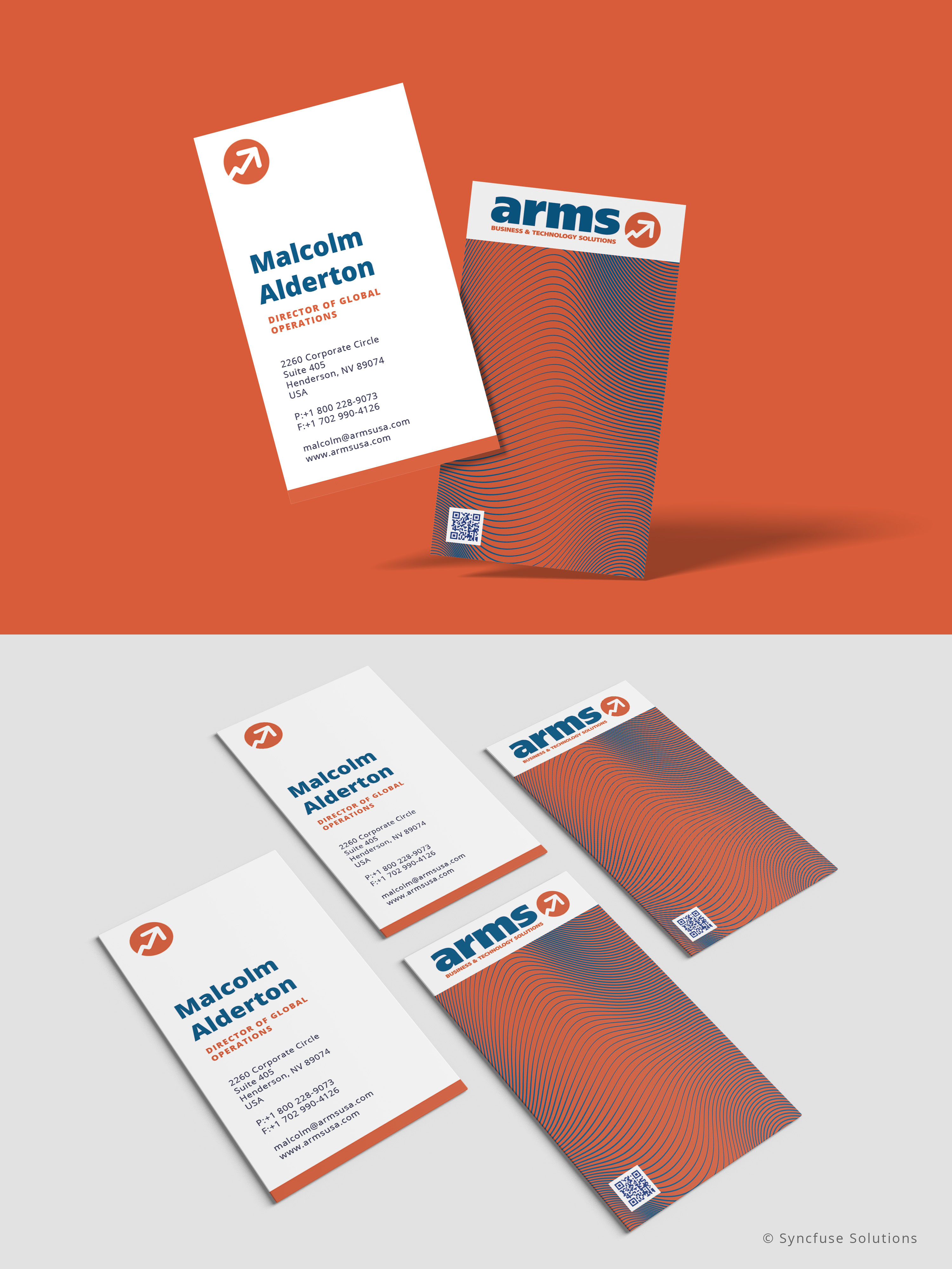 Business Card Design by SyncFuse™ Solutions for this project | Design #26936675