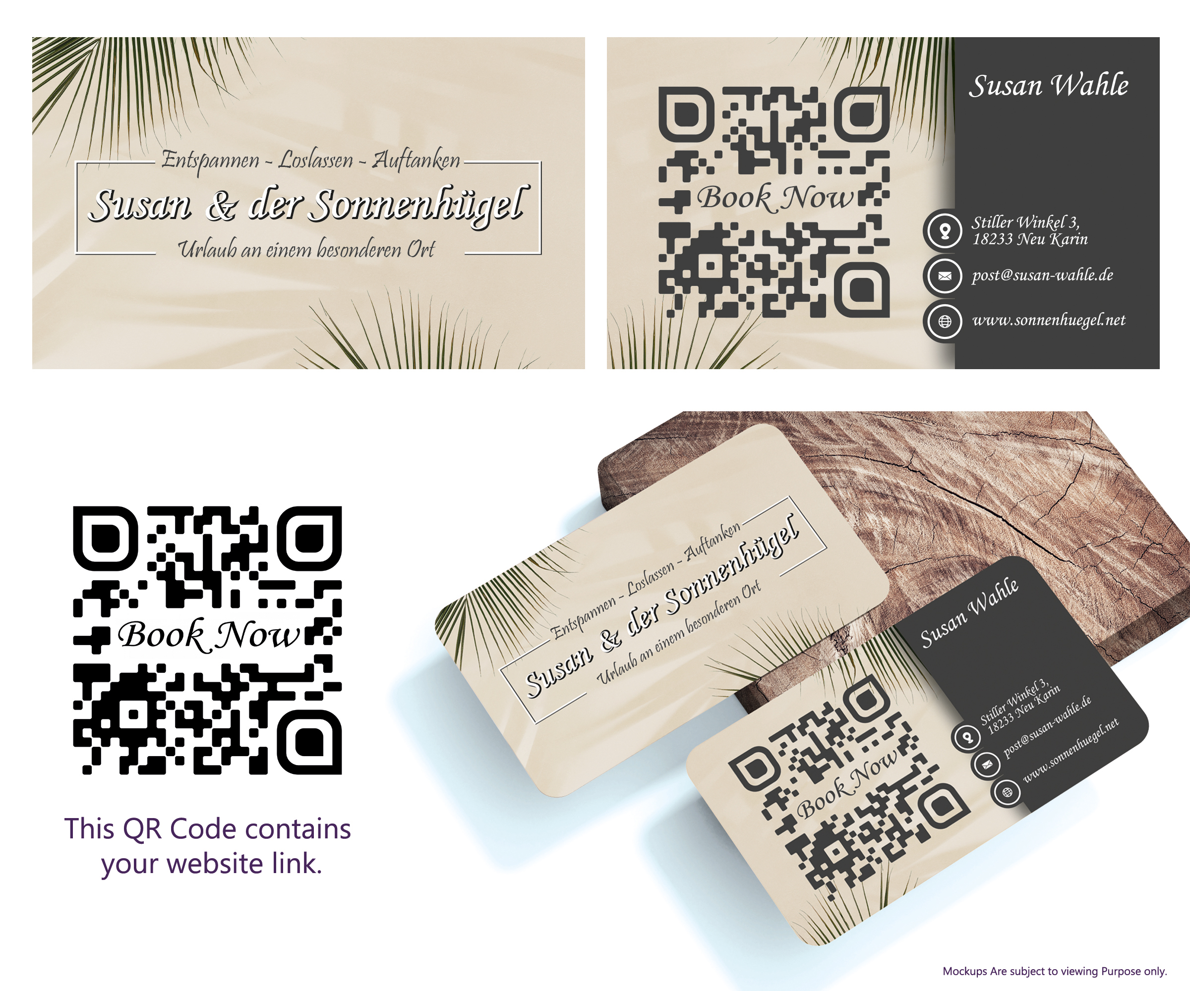 Business Card Design by Digi Vison for Sonnenhuegel Betriebs GmbH | Design #26929883