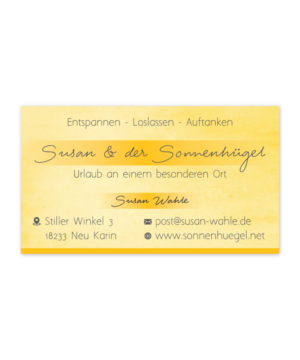 Business Card Design by StromDesignHub for Sonnenhuegel Betriebs GmbH | Design #26934502
