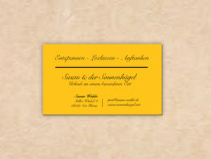 Visitenkarten-Design von Creations Box 2015 für Sonnenhuegel Betriebs GmbH | Design: #26931386
