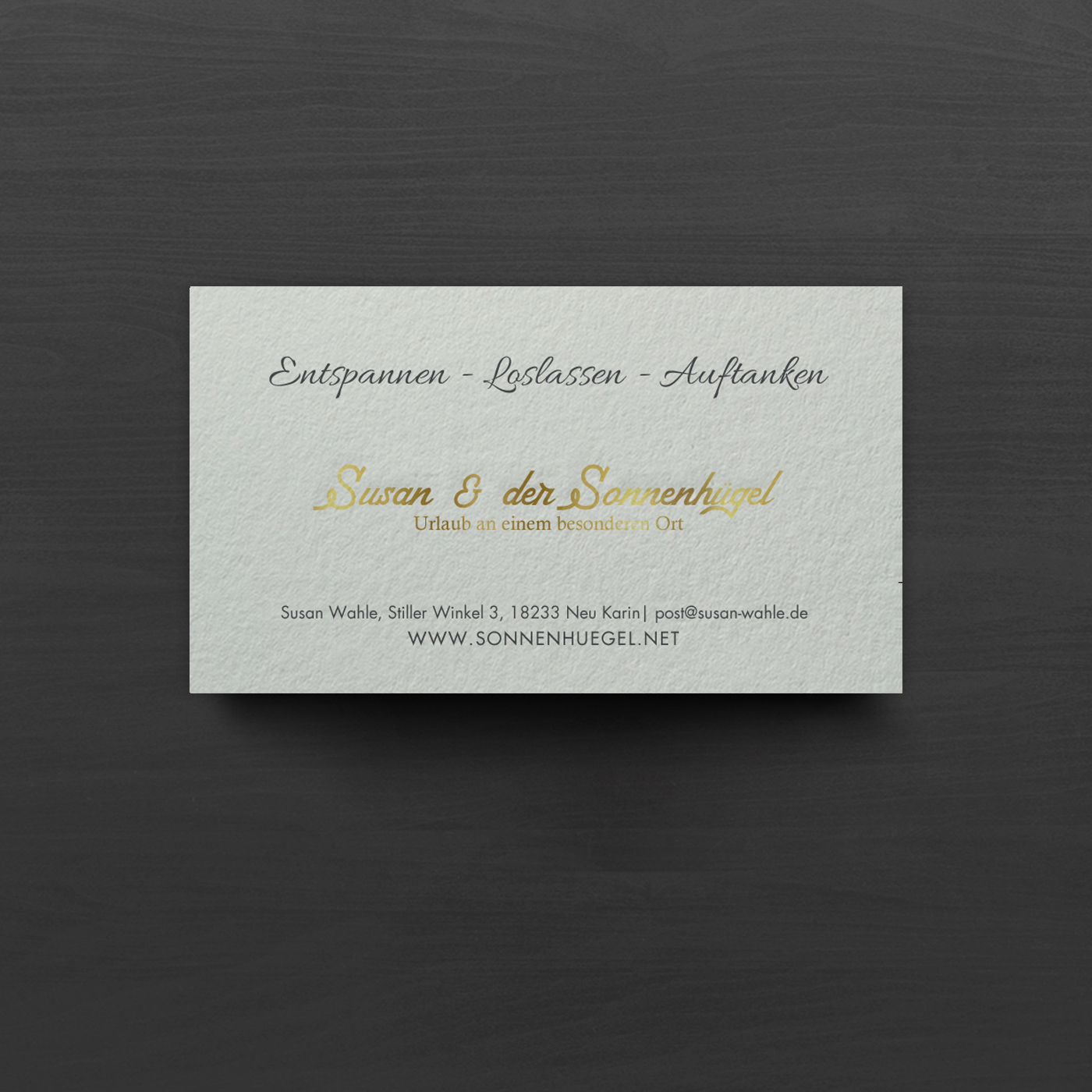 Business Card Design by chandrayaan.creative for Sonnenhuegel Betriebs GmbH | Design #26934943