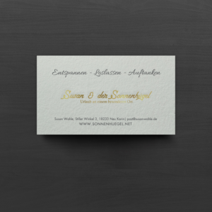 Business Card Design by chandrayaan.creative for Sonnenhuegel Betriebs GmbH | Design: #26934943