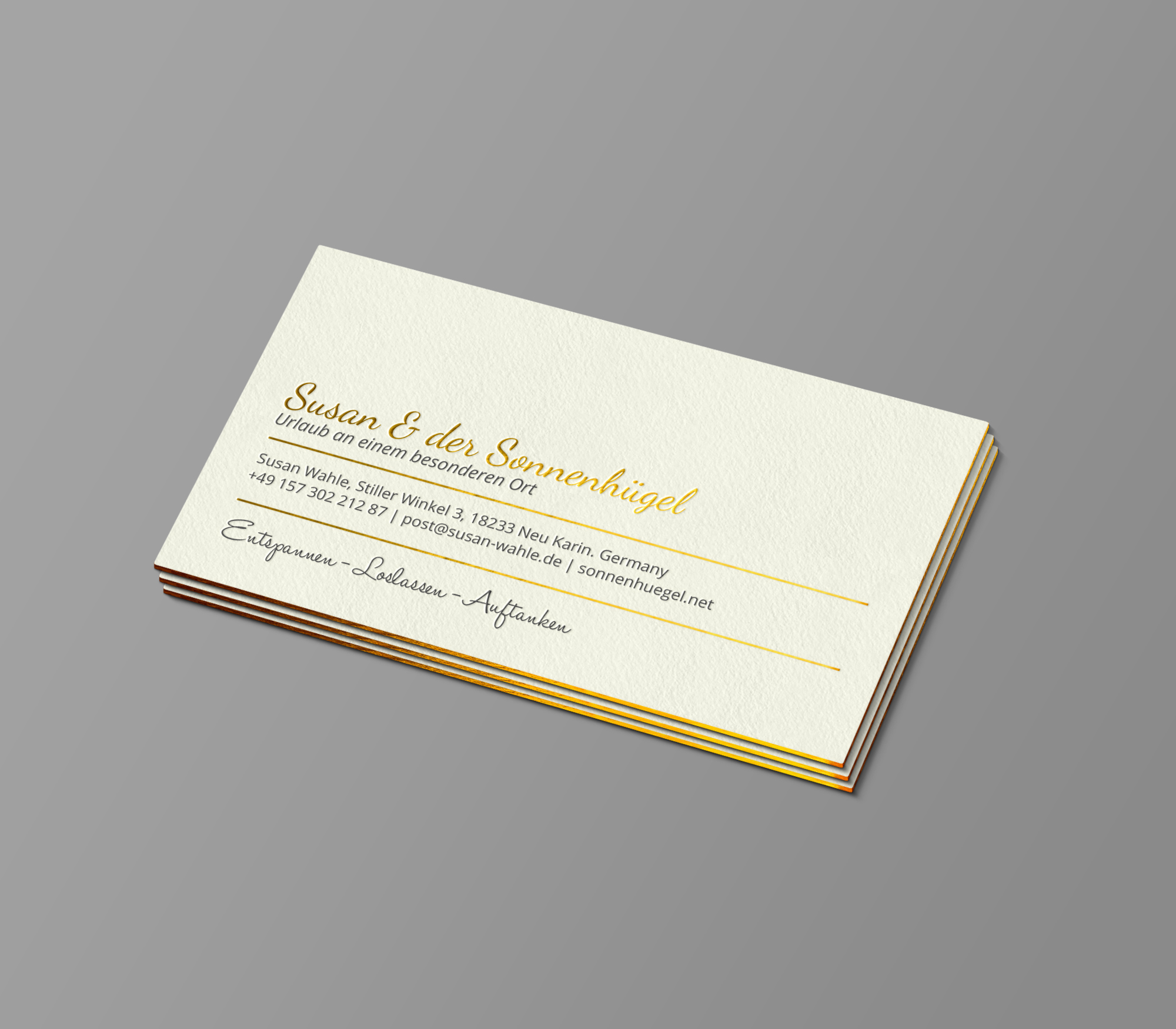 Business Card Design by chandrayaan.creative for Sonnenhuegel Betriebs GmbH | Design #26934946