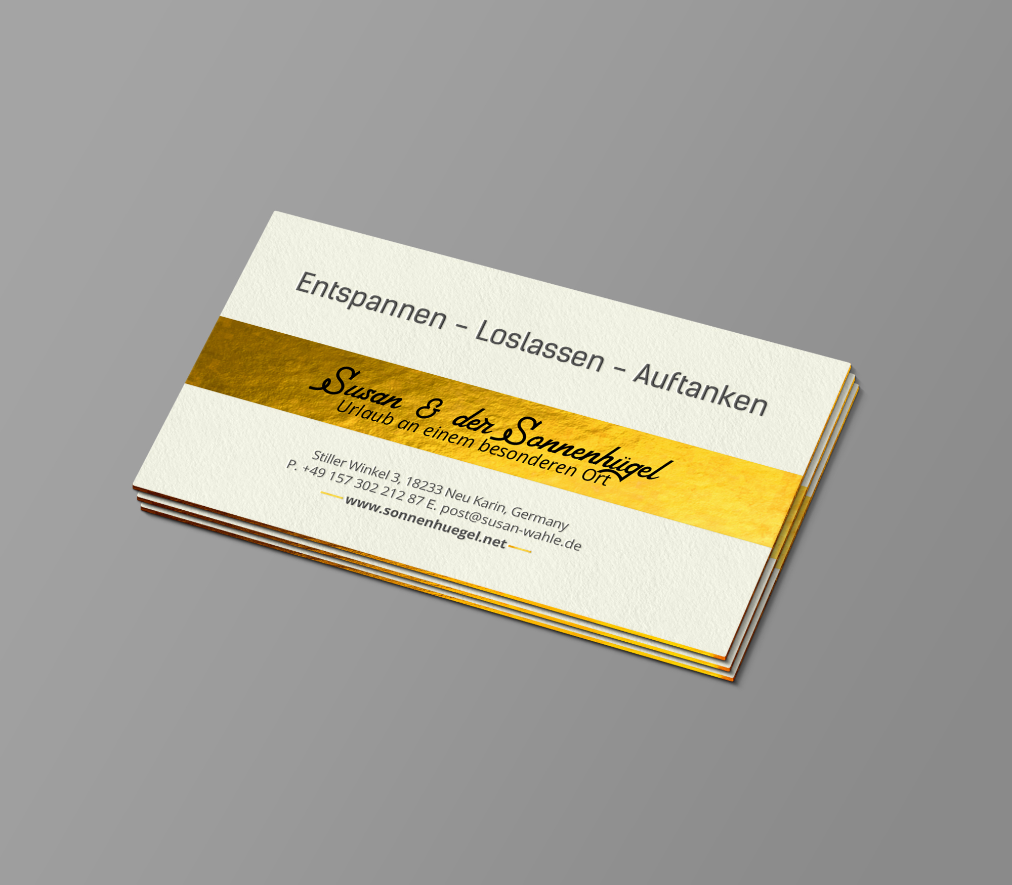 Business Card Design by chandrayaan.creative for Sonnenhuegel Betriebs GmbH | Design #26934951