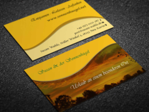 Visitenkarten-Design von Magic of Art für Sonnenhuegel Betriebs GmbH | Design: #26933918