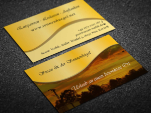 Business Card Design by Magic of Art for Sonnenhuegel Betriebs GmbH | Design: #26943280
