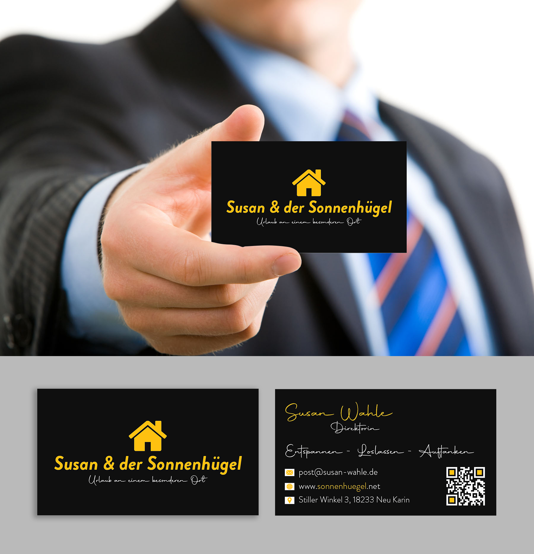 Business Card Design by Titan Solbiz for Sonnenhuegel Betriebs GmbH | Design #26935250