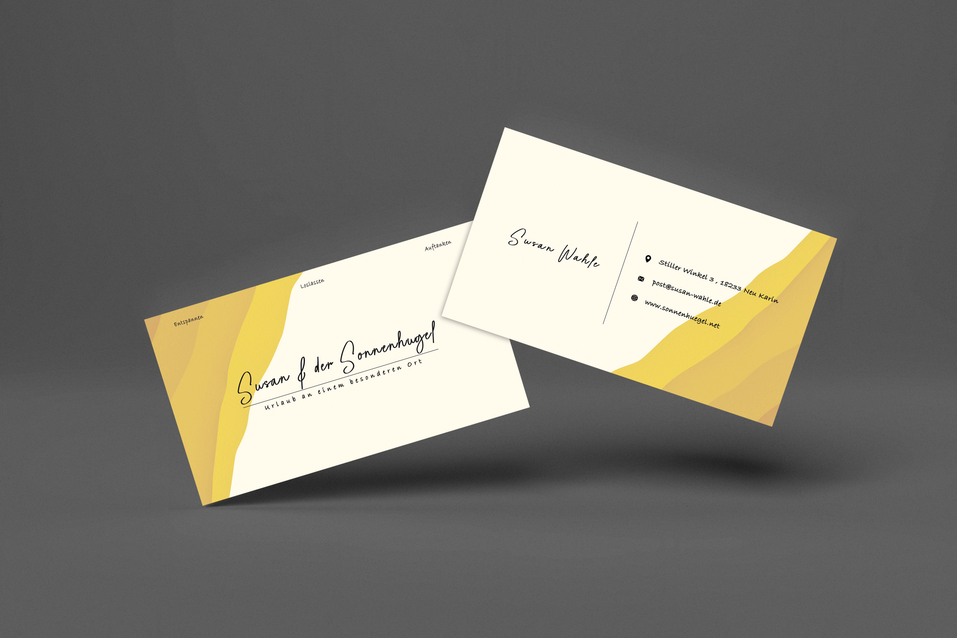 Business Card Design by Lprossd for Sonnenhuegel Betriebs GmbH | Design #26926465