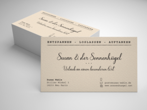 Business Card Design by Krasimira Georgieva for Sonnenhuegel Betriebs GmbH | Design: #26923217