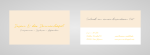 Visitenkarten-Design von GraphicSujit für Sonnenhuegel Betriebs GmbH | Design: #26935678