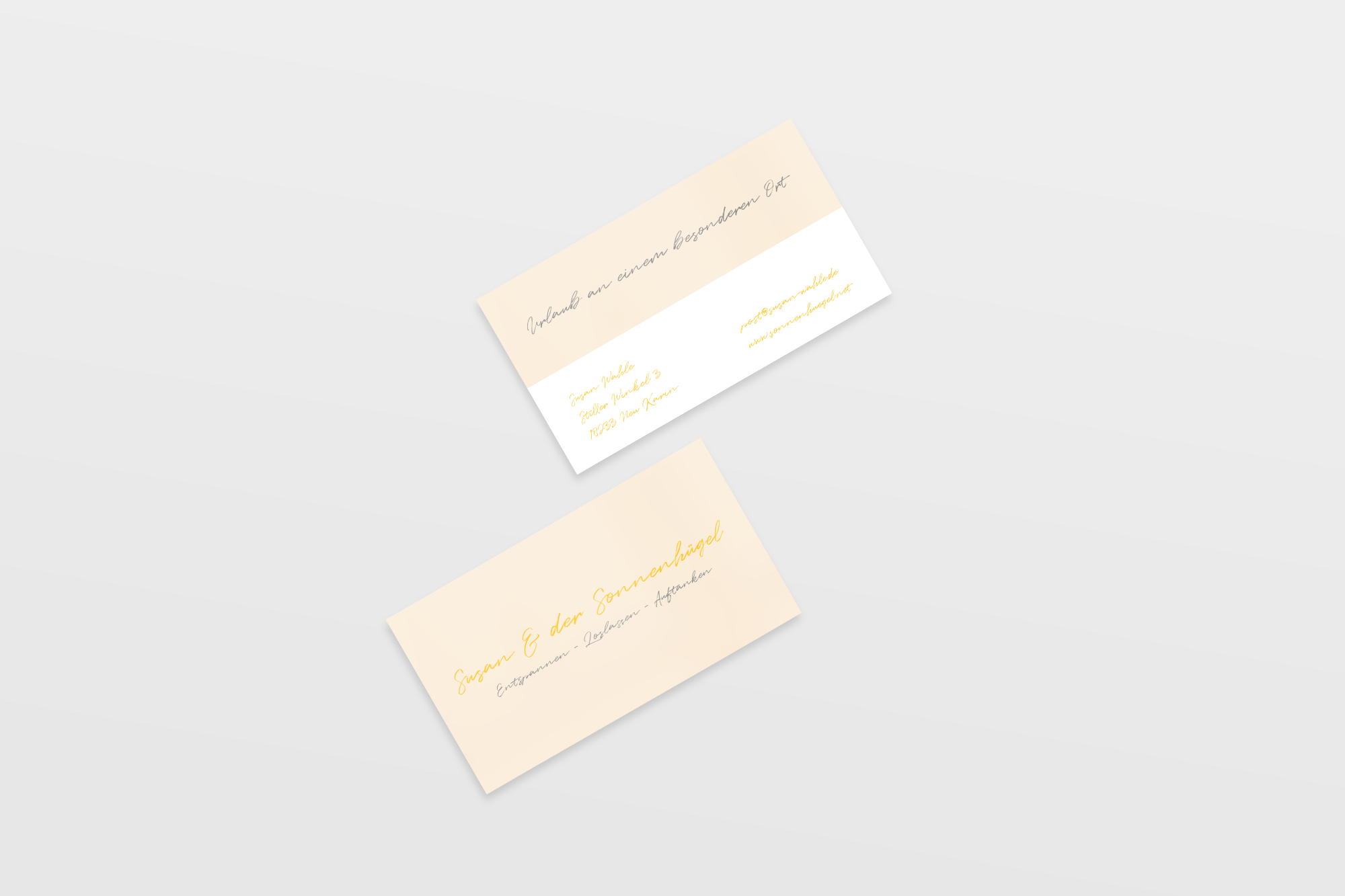 Business Card Design by GraphicSujit for Sonnenhuegel Betriebs GmbH | Design #26935681