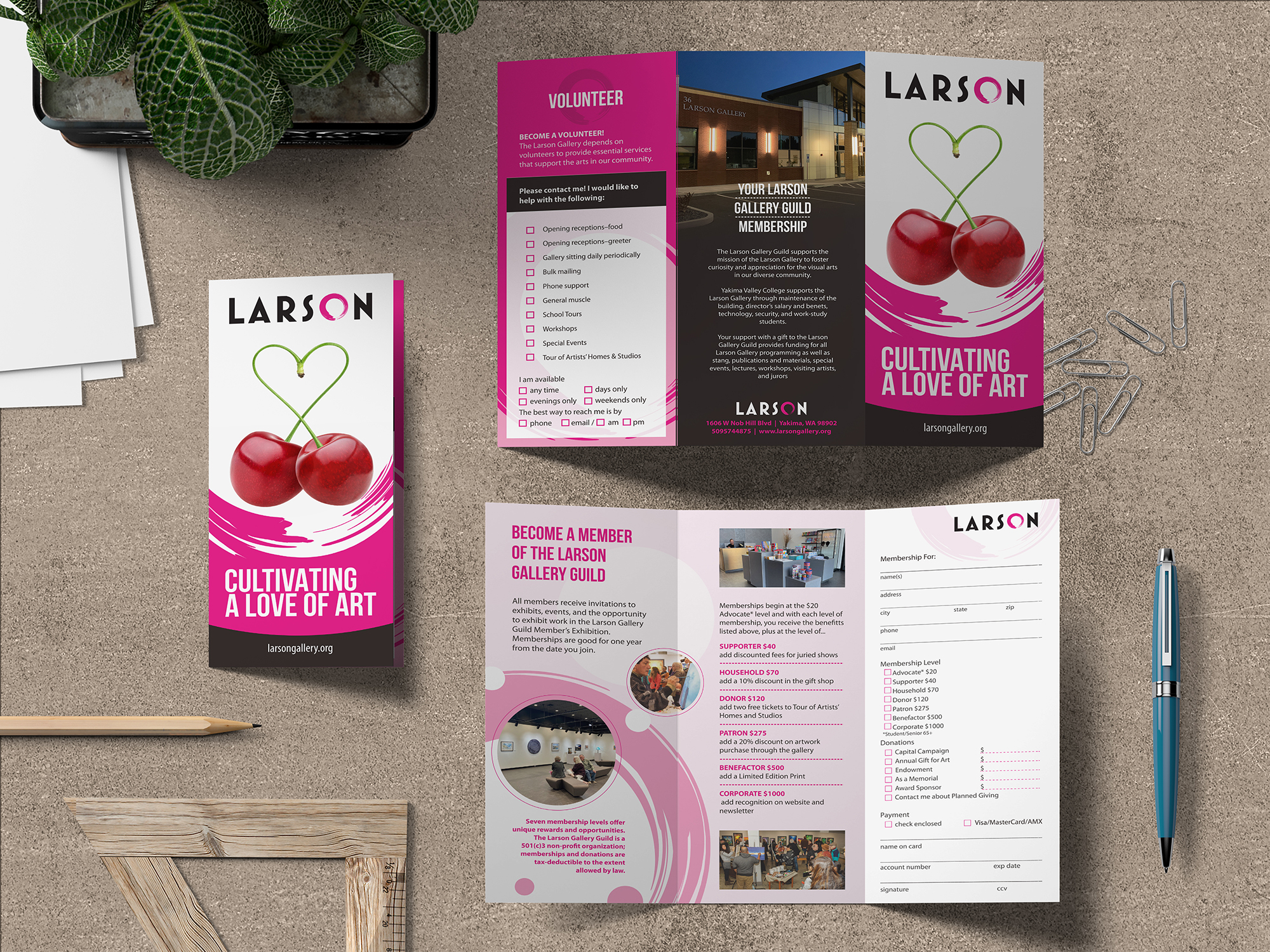 Flyer Design by nng for Larson Gallery | Design #26931188