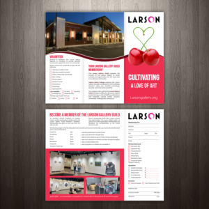 Design de Flyer par GraphicsGuru pour Larson Gallery | Design : #26932382