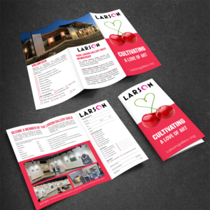 Design de Flyer par GraphicsGuru pour Larson Gallery | Design : #26932383