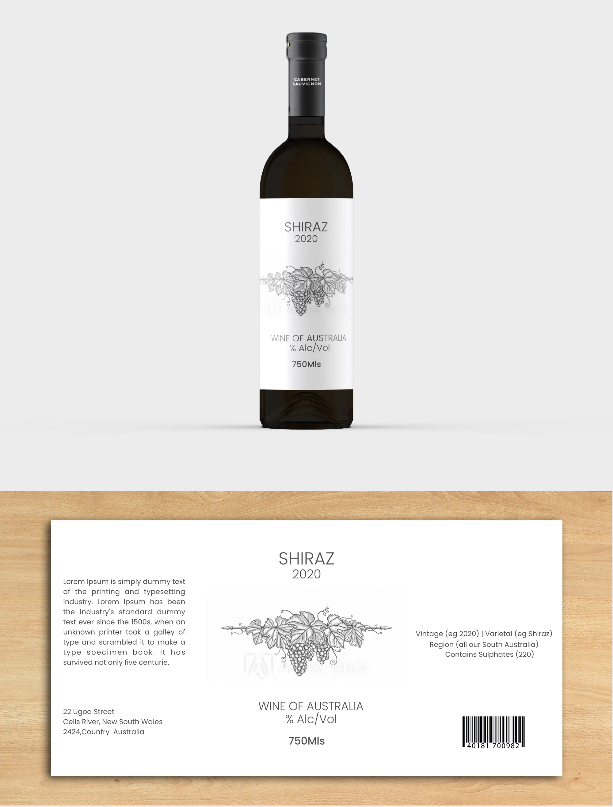 Diseño de Etiqueta por ecorokerz para este proyecto | Diseño #27000857