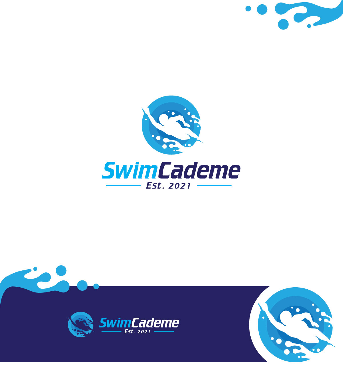 Logo Design by ecorokerz for SwimCademe | Design #26923118