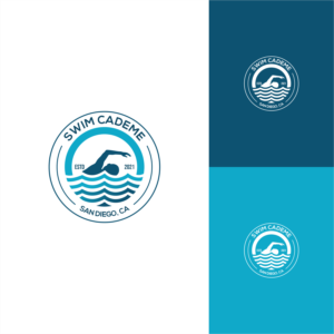 Name of the business ''SwimCademe" possible established date '2021' possible 'San Diego, Ca' | Logo Design by Shankarsa