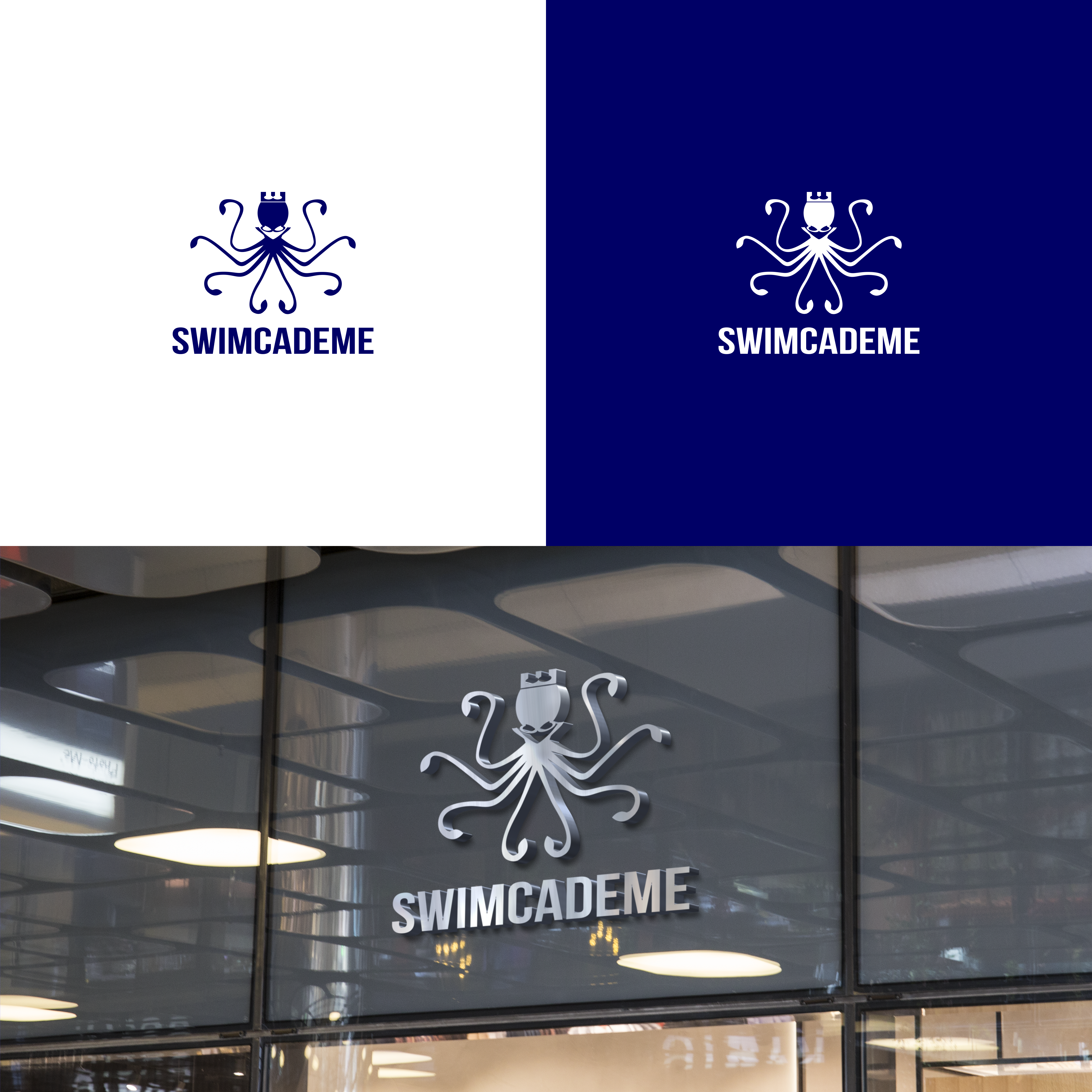 Logo Design by IB Okadiputra 2 for SwimCademe | Design #26928432