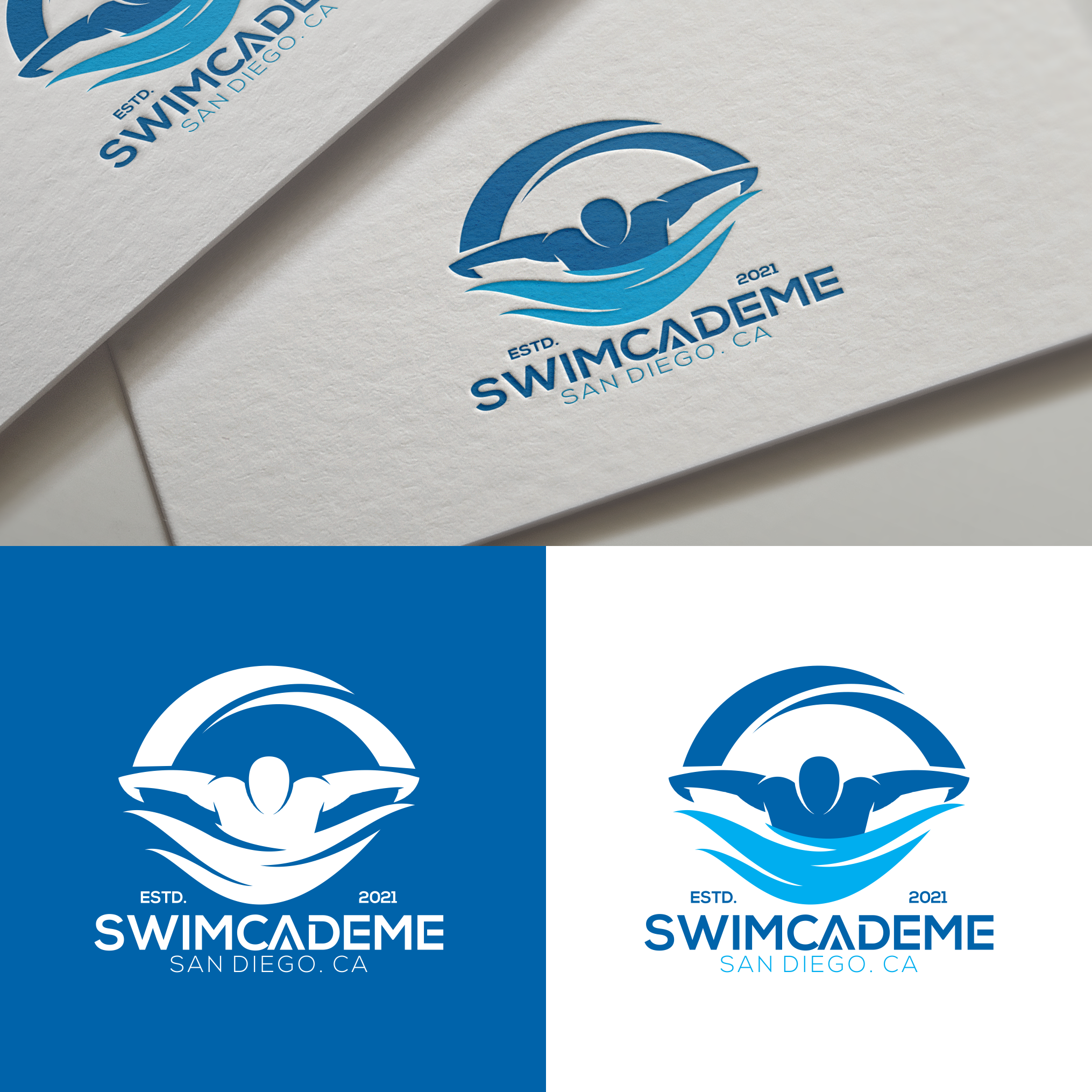 Logo Design by Cah RE 2 for SwimCademe | Design #26923599
