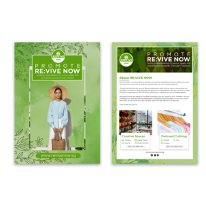 RE:VIVE NOW Flyer | Flyer Design by ZeneFashions
