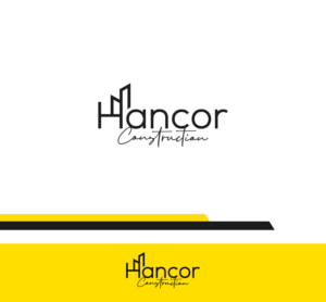 Logo Design by Fat Bat Man for Hancor Construction  | Design: #26925033