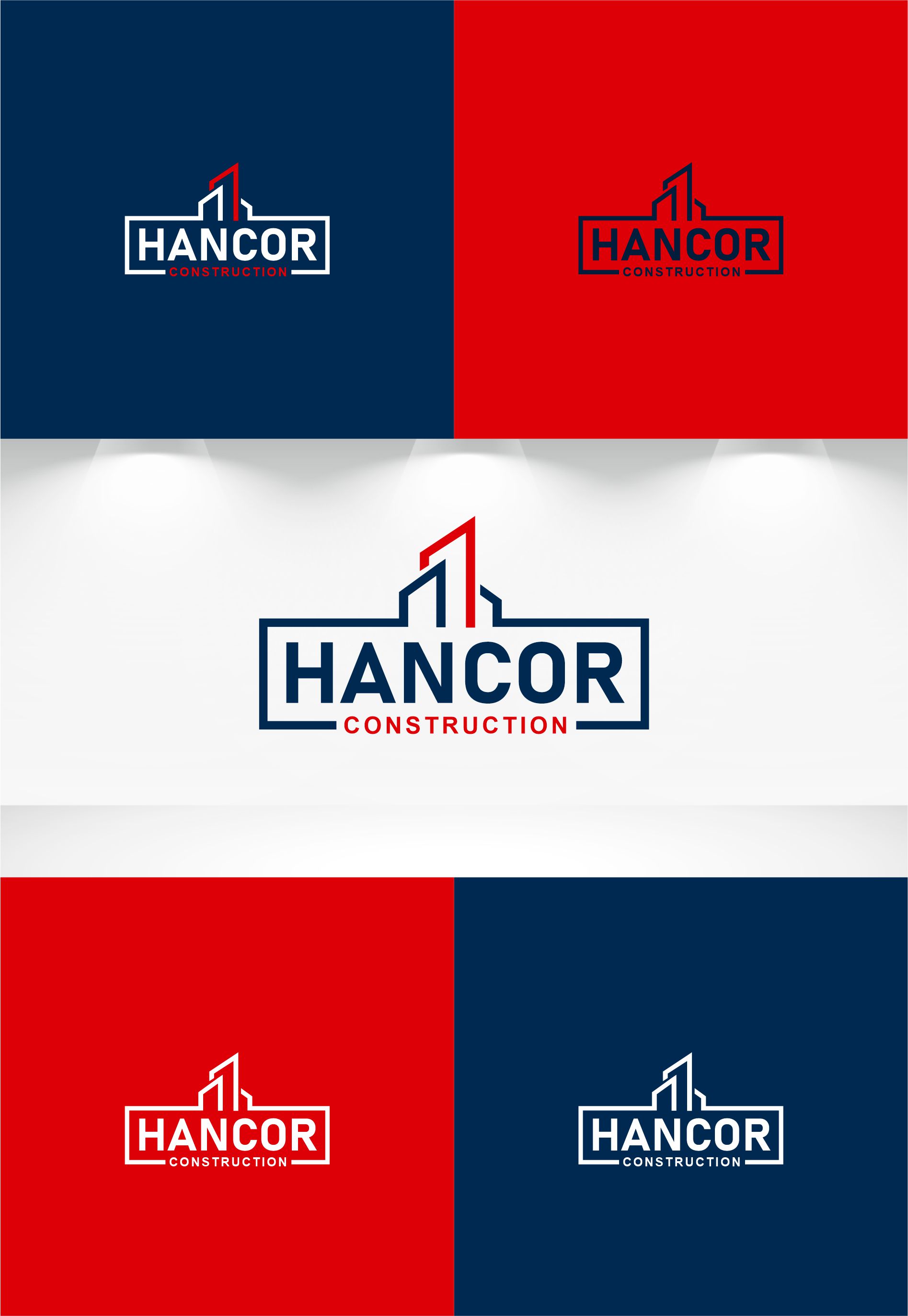 Logo Design by mateus_jordann for Hancor Construction  | Design #26925244