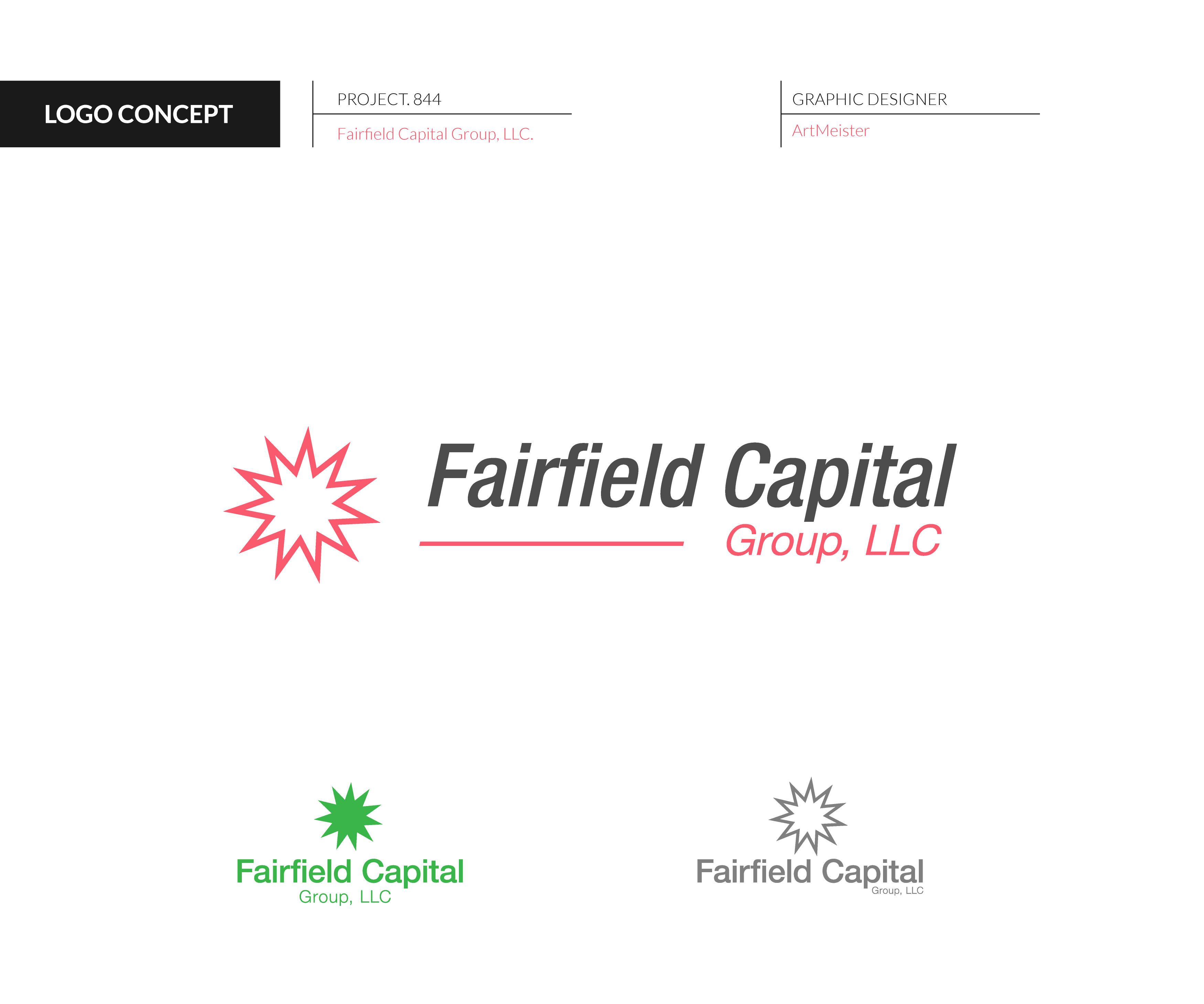 Logo Design by pipsh for Fairfield Capital Group, LLC | Design #26925527