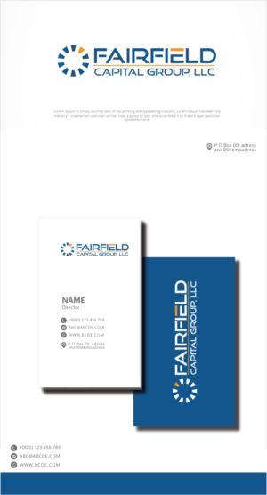 Logo Design by graphicevolution for Fairfield Capital Group, LLC | Design: #26925575