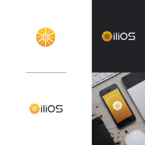 "iliOS" in a unique font that is still legible. | Logo Design by JohnM.