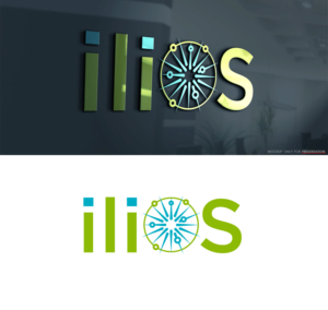 "iliOS" in a unique font that is still legible. | Logo Design by Mono.co