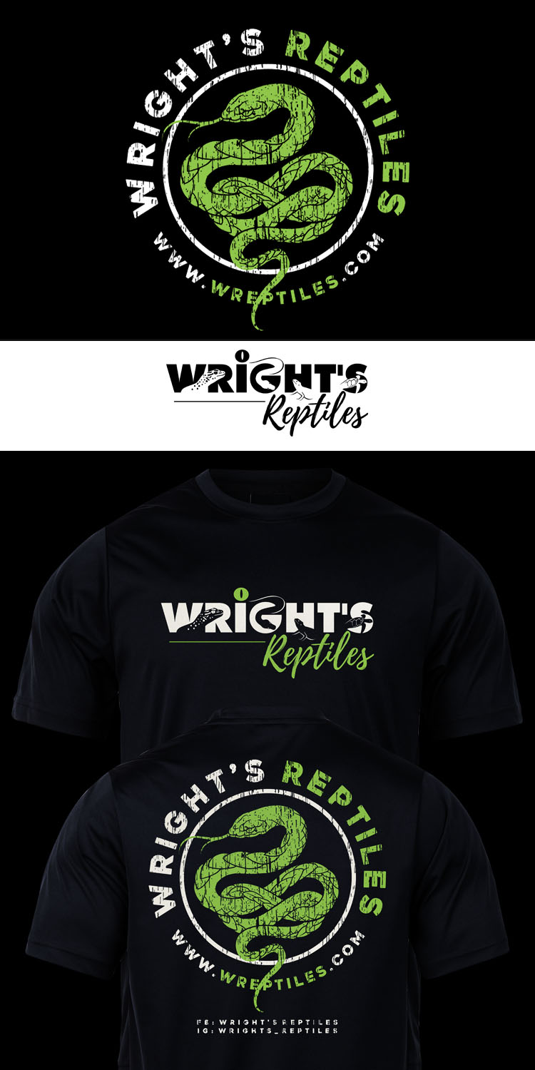T-shirt Design by MangKepweng for Wright's Reptiles | Design #26928144