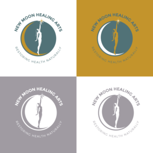 Logo Design by AinebAyoub for New Moon Healing Arts | Design: #26931528